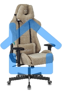 Кресло игровое Бюрократ VIKING KNIGHT LT21 FABRIC песочный крестовина металл/пластик