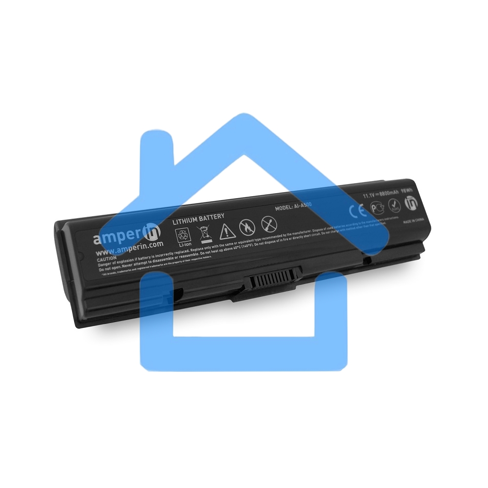 Аккумуляторная батарея Amperin для ноутбука Toshiba Satellite A500 11.1V 8800mAh (98Wh)