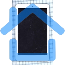 Модуль (матрица + тачскрин) для Acer Iconia Tab A1-860 белый с рамкой