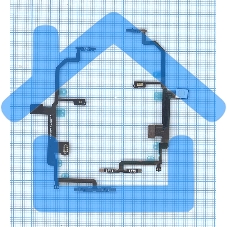 Шлейф кнопки включения и кнопок громкости для iPhone 8 Plus