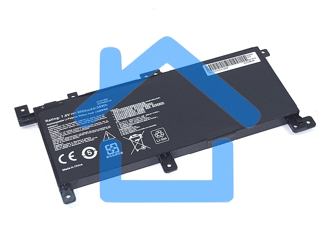 Аккумуляторная батарея для ноутбука Asus FL5900U 7.6V 38Wh OEM черный