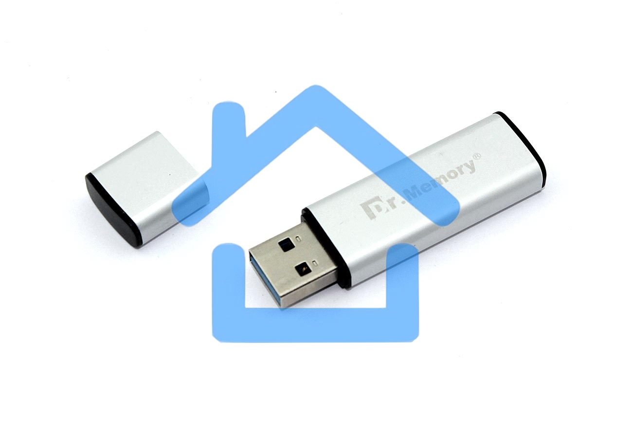 Флешка USB R/W  Dr. Memory 009 4Гб, USB 3.0, серебристый