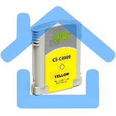 Картридж струйный Cactus CS-C4909 №940 желтый (30 мл) для HP OfficeJet PRO 8000/8500