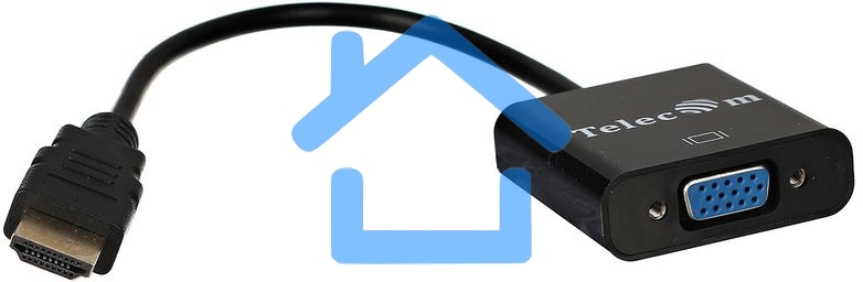 Переходник Telecom Кабель-переходник (TA558) HDMI(M) -> VGA(F) 6937510859436 /6926123463055 