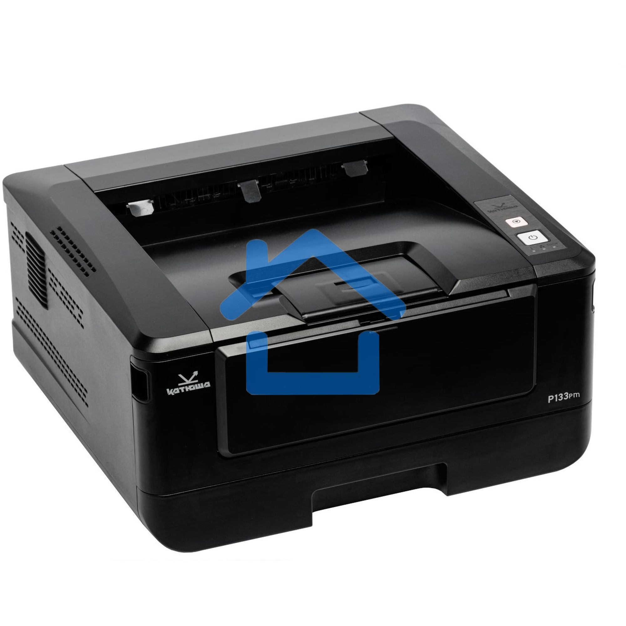 Принтер лазерный Катюша P133p (P133pm), А4, ч/б, печ. до 33 стр/мин., 1200x1200 dpi, USB, Wi-Fi (опционально), Ethernet RJ-45