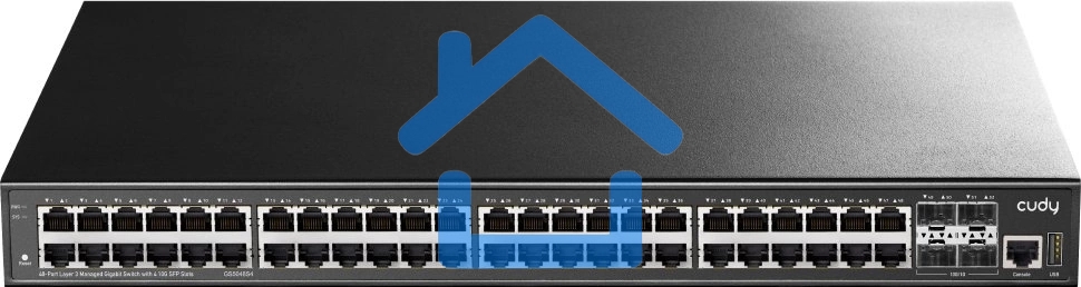 Коммутатор Cudy GS5048S4 (L3) 48x1Gbит/с 4SFP+ управляемый
