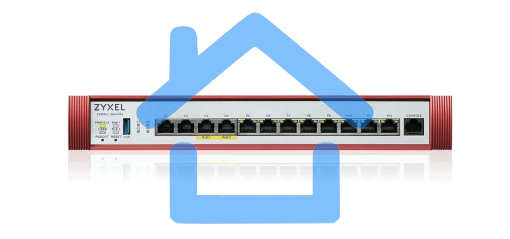 Межсетевой экран Zyxel USG FLEX 500H, Rack, 2xRJ-45: 1/2.5G (LAN/WAN), 2xRJ-45: 1/2.5G PoE+ (LAN/WAN), 8xRJ-45: 1G (LAN/WAN), 1xUSB3.0 **