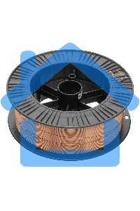 Омедненная проволока Denzel ER70S-6, диам. 1 мм, 15 кг, диам. катушки D300