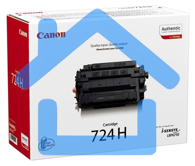 Картридж лазерный Canon 724H (3482B002) черный (12500 стр.) для LBP-6750Dn