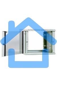 Шкаф телекоммуникационный настенный разборный ЭКОНОМ 12U (600 × 520) дверь стекло