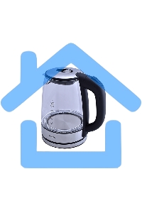 Чайник электрический Centek CT-0030 черный стекло 1.7 л, 2200 Вт, внутр. LED подсветка, защита от вкл б/воды