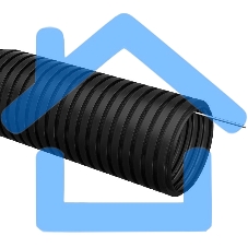 Труба гофрированная IEK ПНД d 25 с зондом (50 м) черный 403084