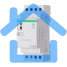 Реле контроля наличия; ассимметрии и чередования фаз CKF-B (монтаж на DIN-рейке 35мм; задержка отключения 3-5с; 3х400/230В+N 2А 1Z) F&F EA04.002.002