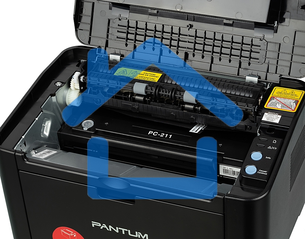 Принтер лазерный Pantum P2500, А4, ч/б, печ. до 22 стр/мин, 1200x1200 dpi, USB