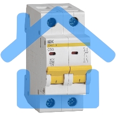 Выключатель автоматический Iek MVA20-2-050-C ВА47-29 2Р 50А 4,5кА х-ка С ИЭК