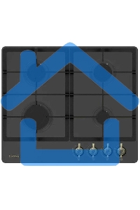 Газовая варочная панель Darina 1T38 BGM 341 12 At антрацит