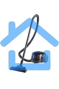 Пылесос LG VK69662N синий, 350/1600 Вт, уборка сухая, пылесборник контейнер 1.2 л