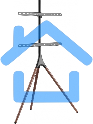 Подставка для телевизора Cactus CS-ST1246BKWN черный/орех 45