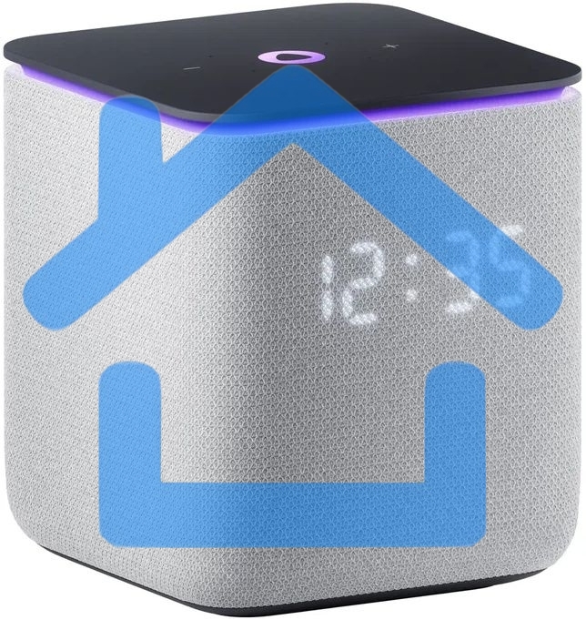 Умная колонка Яндекс Станция Миди, ZigBee, 24Вт, с голосовым ассистентом Алиса на YaGPT, серый