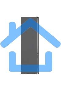 Холодильник Maunfeld MFF187NFIX10 нержавеющая сталь двухкамерный 232/98л морозилка снизу