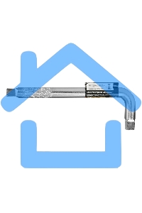 Вороток Denzel Г-образный, 300*100 мм, квадрат 3/4