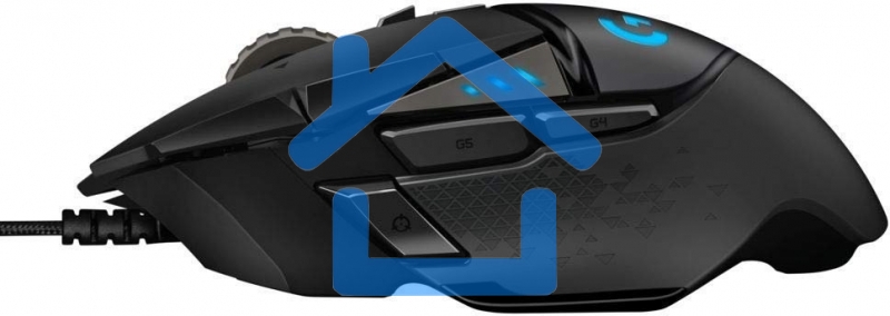 Мышь проводная Logitech G502 HERO черный, 25600 dpi, USB, кнопки - 11