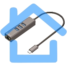 Сетевой адаптер ORIGO OU330N/A1A USB-C, 3xUSB 3.0, 1x1000Base-T