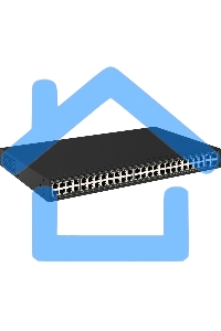 Коммутатор OSNOVO SW-64822(700W) 48 портовый PoE коммутатор, 48*10/100 Base-T PoE, 2*GE Combo Uplink, PoE на порт до 30W, суммарная мощность PoE до 700W