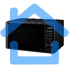 Микроволновая печь LG MS2042DB черный, 20 л, 700 Вт, переключатели - сенсор