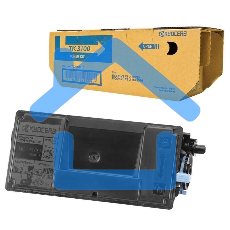 Картридж лазерный Kyocera TK-3100 (1T02MS0NL0) черный для FS-2100D/2100DN/M3040dn/M3540dn 12500 стр.