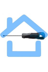 Отвертка GROSS 12101 SL3,0 x 75 мм S2, трехкомпонентная рукоятка