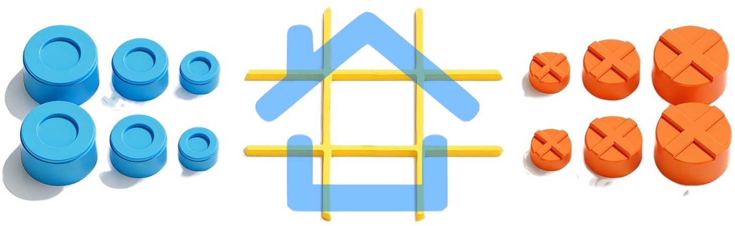 Крестики-нолики Giiker Tic-Tac-Toe Bolt (Yellow)