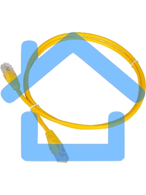 Патч-корд Lanmaster TWT UTP кат.5e, с заливными колпачками, 10.0 м, желтый