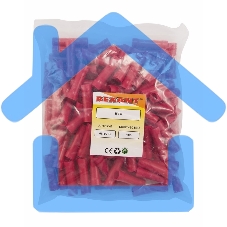 Соединительная гильза изолированная L-32 мм 6-10 мм² (ГСИ 10/ГСИ 6,0-10,0) красная Rexant