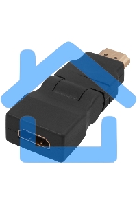 Переходник штекер HDMI - гнездо HDMI, поворотный Rexant 17-6813