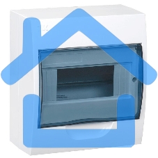 Корпус модульный пластиковый навесной ЩРН-П-8 IEK MKP12-N-08-40-20, 8 модулей, IP41