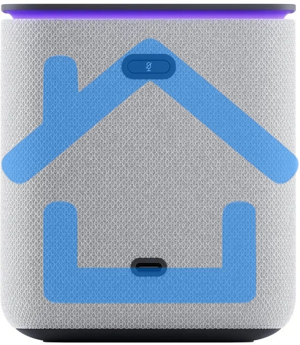 Умная колонка Яндекс Станция Миди, ZigBee, 24Вт, с голосовым ассистентом Алиса на YaGPT, серый