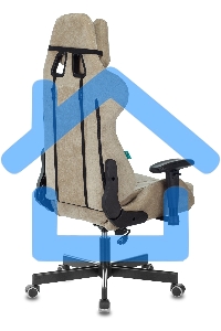 Кресло игровое Бюрократ VIKING KNIGHT LT21 FABRIC песочный крестовина металл/пластик