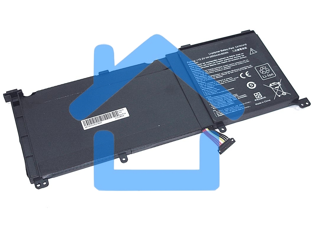 Аккумуляторная батарея для ноутбука Asus ZenBook Pro UX501VW 15.2V 60Wh OEM черный