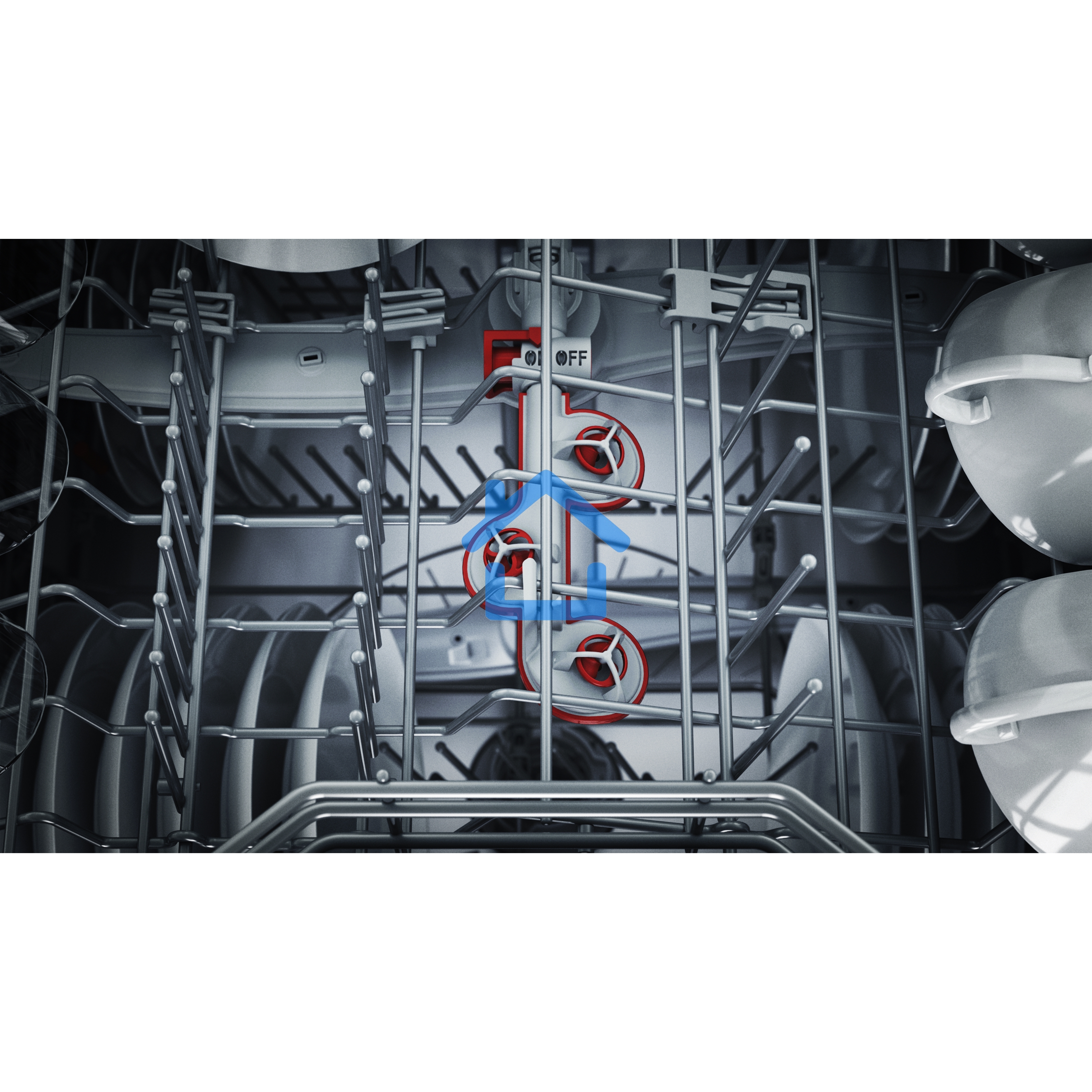 Посудомоечная машина Bosch SMS6EMI65Q, нержавеющая сталь, 60 см, 13 компл., 46 дБ, класс A