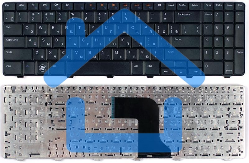 Клавиатура для ноутбука Dell Inspiron 15R N5010 M5010 черная