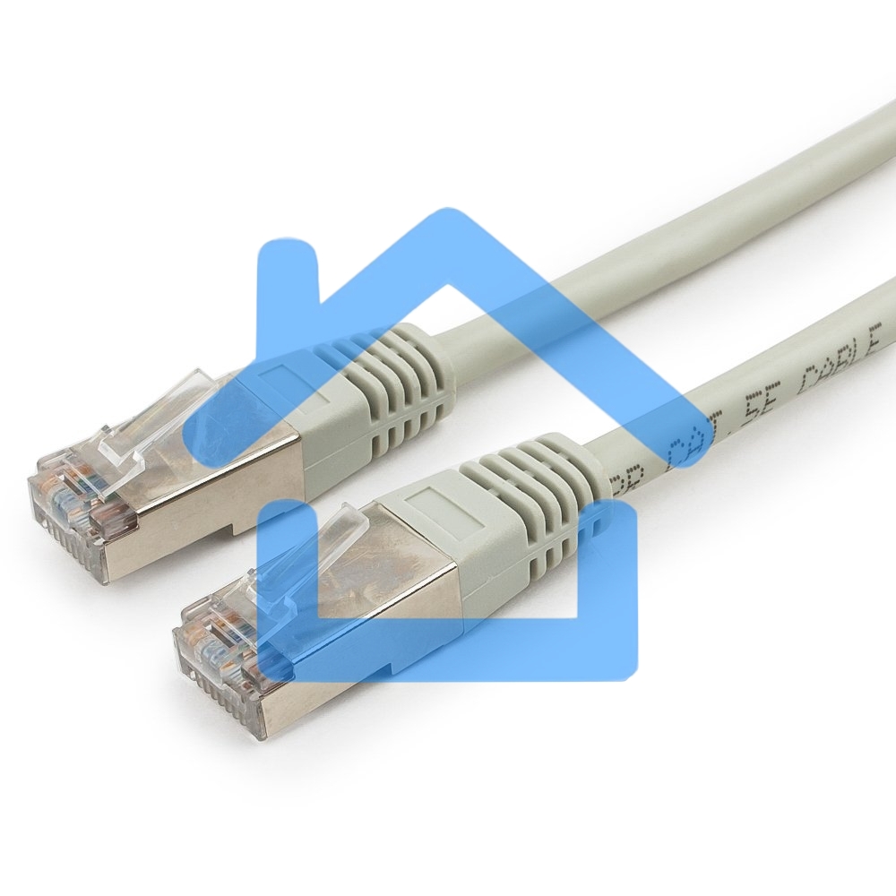 Патч-корд FTP Cablexpert кат.5e, 5м, литой, многожильный (серый)