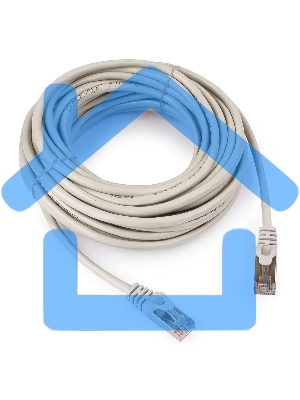 Патч-корд FTP Cablexpert кат.5e, 10м, литой, многожильный (серый)