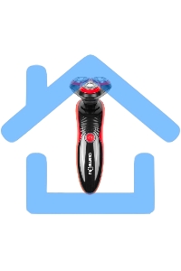 Электробритва Centek CT-2168 (красный) ротор 3D, влажное бритье, 3 плав.головки, 2-ные лезвия, до 50 мин раб