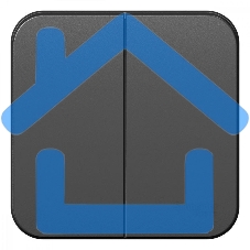 Выключатель 2-кл. ОП BLANCA (сх.5) 10А 250В изол. пласт. антрацит SchE BLNVA105016