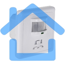 Датчик движения встраиваемый ДДВ 01, 160°, 300-1200 Вт, 10-2000 Лк, 9 м,10-420 сек. Rexant