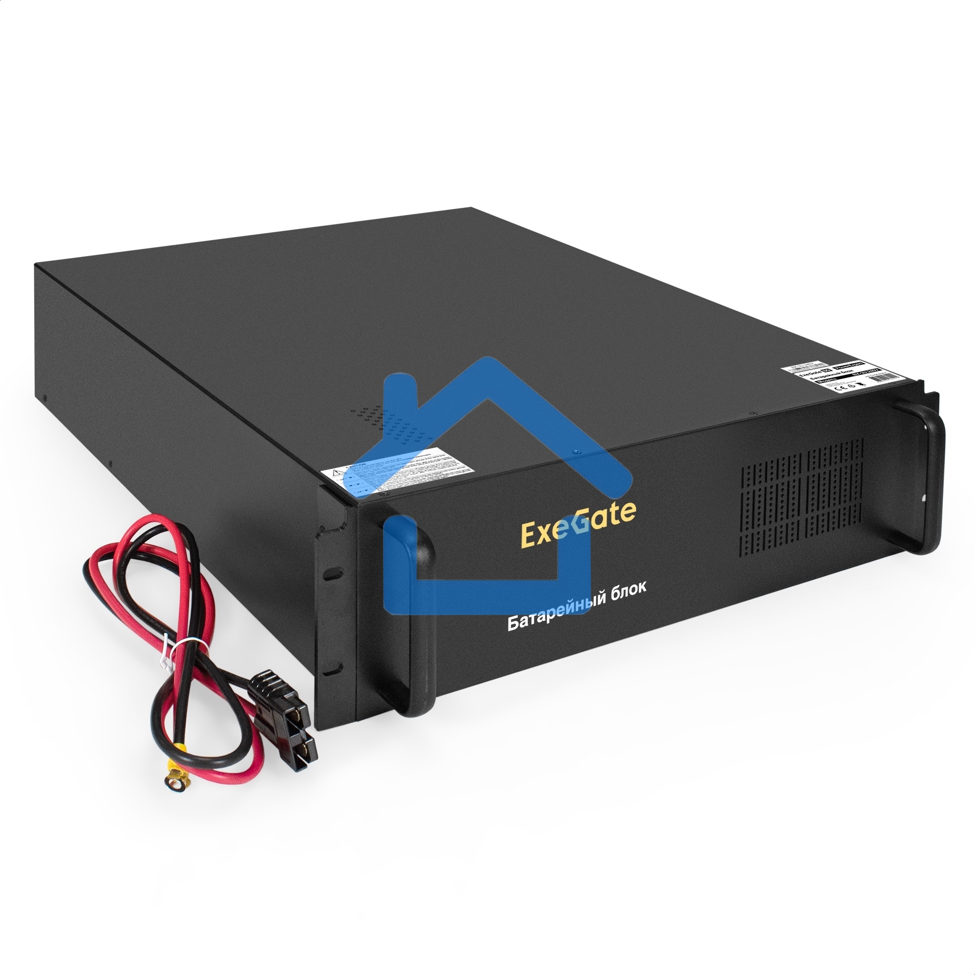 Батарейный блок ExeGate PowerExpert BX-3U.240V.20S7Ah для ULS-575-6kVA/ULS-575-10kVA встроенные батареи 12V 7.2Ah - 20шт, Rackmount 3U, металлический корпус, черный