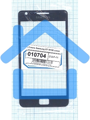 Стекло для Samsung Galaxy S GT-I9100 синее