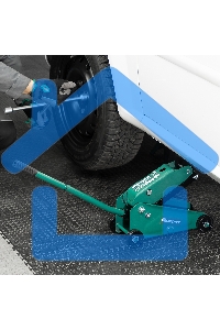 Домкрат гидравлический подкатной Сибртех 2,5 т, 148-387 мм, в пласт. кейсе