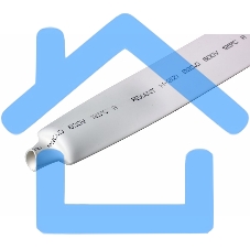 Термоусаживаемая трубка Rexant 20,0/10,0 мм, белая, упаковка 10 шт. по 1 м